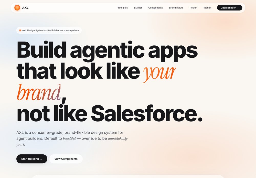 AXL — Design System project thumbnail