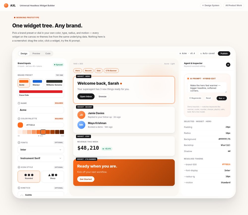 Universal Headless Widget Builder project thumbnail